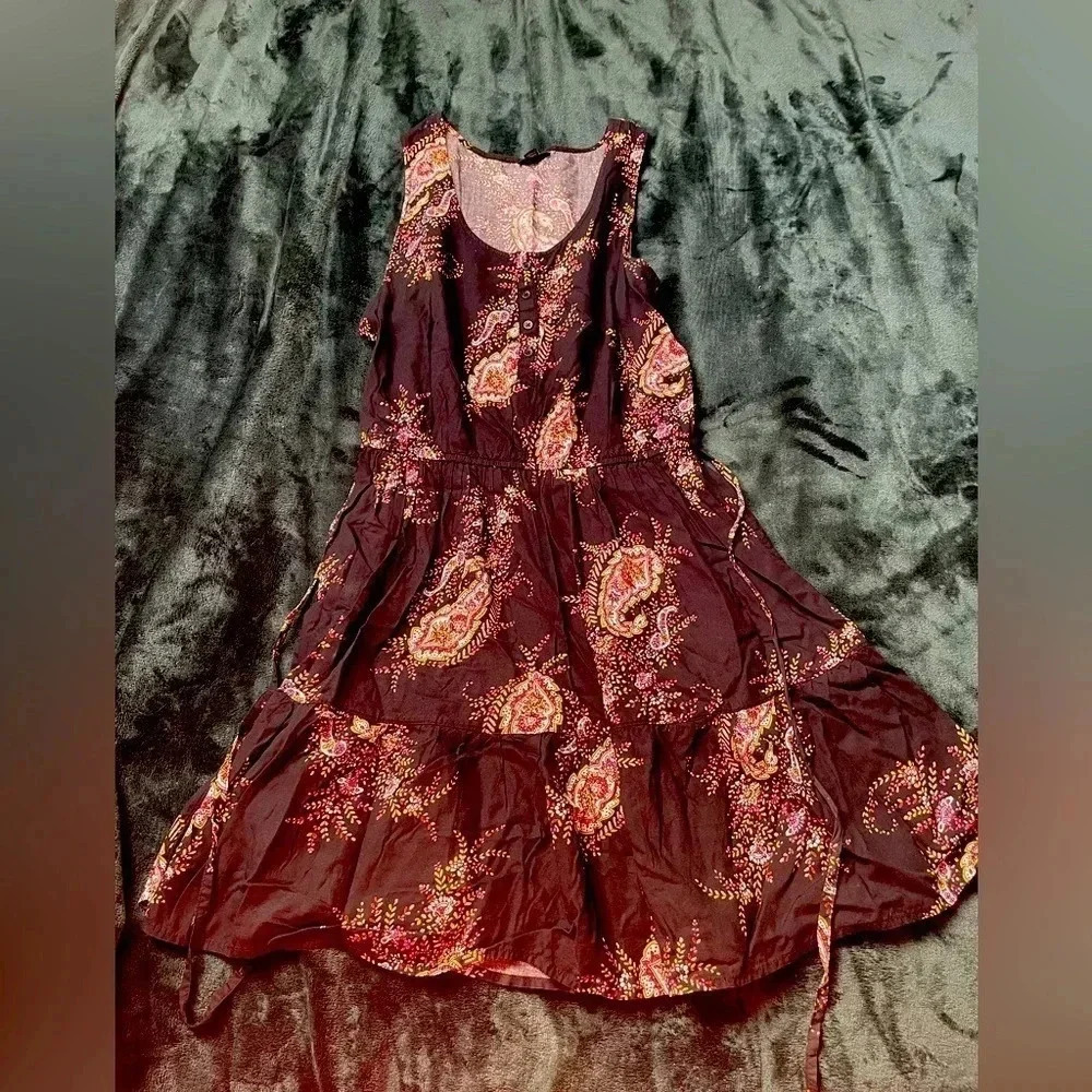 A.n.a. Black Paisley‎ Sundress Super Cute! Size Small EUC 0275